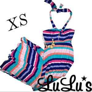 Lulu’s | Gorgeous Multicolor Maxi Dress•XS